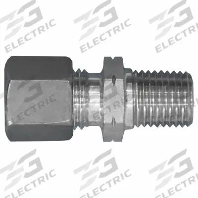 BRENNAN INDUSTRIES Compression Fitting Adapter: 30 mm OD x 1 1/4 in Pipe size - Flareless Bite-Type Stainless Steel Compression Fittings