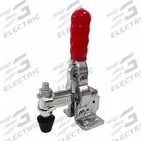 APPROVED VENDOR Toggle Clamp: Std Vertical Handle, Flange Base Mounting, 1.32 in Arm Lg, Std, Steel (MPN 806ER1). Key specifications — attr668198: APPROVED VENDOR; attr668630: Neoprene.