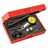 STARRETT Horizontal Dial Test Indicator: 0 mm to 0.8 mm, Horizontal, Metric, 0.01 mm (MPN 3809MAC). Key specifications — attr1184166: Tool Post Holder; attr1200917: Horizontal Dial Test Indicator; attr1184127: 3809MAC; attr1184167: STARRETT; attr1184108: 0.01 mm.