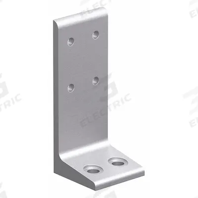 80/20 Floor Mount: 10 Series, Aluminum, 2 in x 2 in x 5 in, Drop-In, Triple - Floor Mounts
