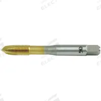 OSG Spiral Point Tap: 3/8"-24 UNF, H7 / 2B-3B, 3 Flute, Plug Chamfer, TiN Coated Cobalt (MPN 1101503905). Key specifications — attr1299616: H7 / 2B-3B.