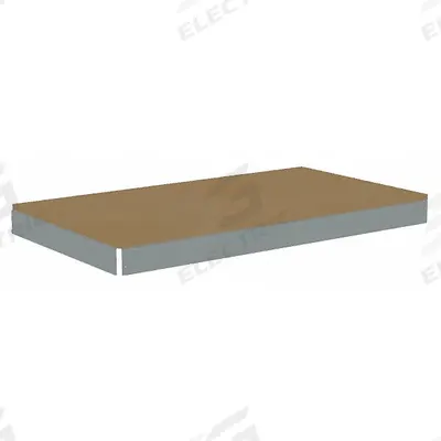 TENNSCO Shelf: 42 in x 18 in, 2,250 lb Load Capacity, Particleboard, Gray - Particleboard Decking Shelf Kits for Boltless Shelving