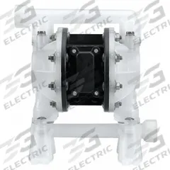 ARO Double Diaphragm Pump: Polypropylene Body, 3/4 in, NPT Connection, 16.3 gpm, 230 ft Max. Head (MPN PD07P-APS-PTT). Key specifications — Brand: ARO; Seat Material: PP; Check Valve Material: PTFE.