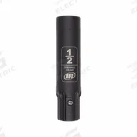 INGERSOLL RAND Impact Socket: SAE, 1/2 Socket Size, 6-Point, Deep, 2 61/64 in Overall Lg (MPN DXS2SH12L). Key specifications — attr1215501: INGERSOLL RAND; attr1215515: Manganese Phosphate; attr1215518: 1/2.