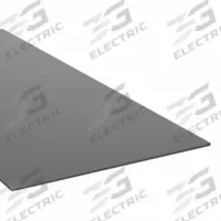 ABS Sheet: 0.125 in Thick, 24 in x 4 ft, Opaque, Black, 6,000 psi Tensile Strength, 12 kJ/m2 (MPN 1ZBT4). Key specifications — Clarity: Opaque; Impact Strength: 12 kJ/m2.