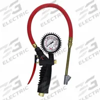 MILTON Digital Inflator Gauge: Inflator/Pressure Gauge, Dial, 1 Tire Inflators, Dual Head (MPN S-577A). Key specifications — Material: Brass/EPDM Rubber; Thread Size: 1/4 in -18; Brand: MILTON.
