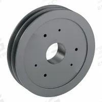 APPROVED VENDOR V-Belt Pulley: C110, 2 Groove, 11.4 in OD, Bushed Bore, SF, For C/CX Belt Section (MPN 2C110SF). Key specifications — attr1318293: C110; attr1318301: 11 in (C); attr1318291: C or CX.