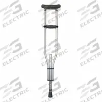 DYNAREX Crutches: 300 lb Load Capacity, Silver (MPN 10104). Key specifications — Brand: DYNAREX; Includes: Cushioned Underarm Pad; Intended Patient: Adult; Color: Silver.