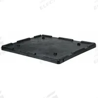 BUCKHORN Bulk Container Lid: 47 3/4 in x 40 in, Black, Plastic (MPN TL4840030010000). Key specifications — Brand: BUCKHORN; Material: Plastic; Compatible Manufacturer Model Number: BI4840.