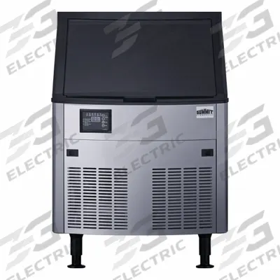 ACCUCOLD Ice Maker with Storage: Dice, 210 lb Ice per Day, Air Cooled, 38 3/4 in Ht - Undercounter Ice Machines