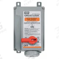 HUBBELL Mechanical Interlock: 120/240V AC, Single Phase, 30 A, 3 Pole, 4 Wire (MPN HBL430MI12W). Key specifications — Brand: HUBBELL; Reverse Service: No; Voltage Rating: 120/240V AC.