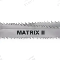 MORSE Band Saw Blade: Bi-Metal, Matrix II, Aluminum/Carbon Steel/Structural Steel, 10 ft, 10/14 (MPN ZWEG083C1014MAT-10' 0"). Key specifications — attr1211722: 10 ft; attr1099499: 10/14.