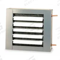 DAYTON Hydronic Wall and Ceiling Unit Heater: Water, 35,900 BtuH Output @ 200 F Water, 850 cfm (MPN 5PV26). Key specifications — Air Flow: 850 cfm; Brand: DAYTON; Connection Size, Connection Type: 3/8 in, SWT on Connection; Fan Guard Type: OSHA Compliant Guard; Heating Method: Water; Overall Dimensions - H x W x D: 18-1/2 in x 20-1/2 in x 10-15/16 in.