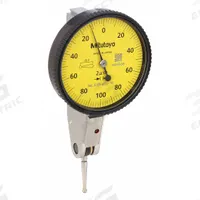 MITUTOYO Horizontal Dial Test Indicator: 0 mm to 0.2 mm, Horizontal, Metric, 4µm (MPN 513-405-10T). Key specifications — attr1184166: Clamp Ring; attr1200917: Horizontal Dial Test Indicator; attr1184127: 513-405-10T; attr1184167: MITUTOYO; attr1184108: 4µm; attr1184144: Inspection Certificate.