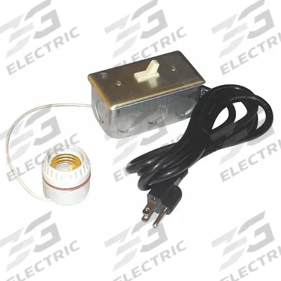 ALC Economy Light Kit: For Use With 40389/40390/40391 (MPN 40338) - Light Kits for Blasting Cabinets