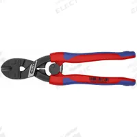 KNIPEX Bolt Cutters: Steel, For 1/4 in Max Dia Soft Steel, For 3/16 in Max Dia Medium Steel, Plastic (MPN 71 12 200 SBA). Key specifications — attr308357: Blue/Red; attr308366: Steel; attr324820: KNIPEX.