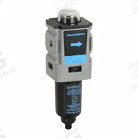 WILKERSON Filter: Coalescing, 1/4 in NPT, 0.5 micron, 250 psig Max Op Pressure, Metal Bowl, 08 (MPN M08-02-BS00B). Key specifications — attr110055: 08; attr110024: Piston Drain; attr110008: WILKERSON.