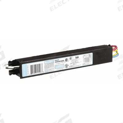 ADVANCE Fluorescent Ballast: 120 to 277V AC, 3/4 Lamps Supported - Instant Start Electronic Fluorescent Ballasts