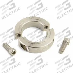RULAND MANUFACTURING Shaft Collar: 2-Piece, Metric, Round, Clamp-On, 20 mm Bore Dia, 15 mm Collar Wd (MPN MSP-20-SS). Key specifications — attr671628: RULAND MANUFACTURING.