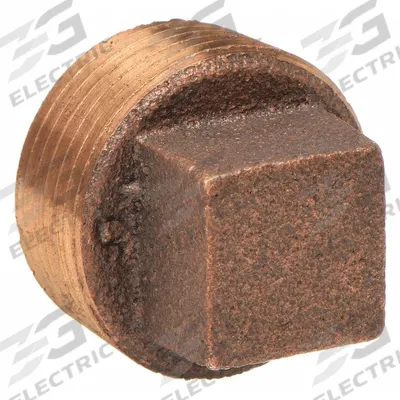 APPROVED VENDOR Plug: Plug, 1 in, NPT Threaded, Brass - Low-Pressure Threaded Pipe Fittings