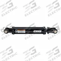 CHIEF Hydraulic Cylinder: 5 in Bore Dia., 8 in Stroke Lg, #12 SAE Port Size, 2 in Rod Dia. (MPN 211420). Key specifications — attr98892: CHIEF; attr95592: Double Acting; attr1382128: #12 SAE.