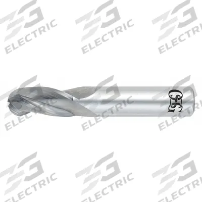 OSG Ball End Mill: Carbide, 3 Flute, 9/16" Mill Dia, 1-1/8" LOC, 3-1/2" OAL (MPN 403-5625-BN) - General Purpose Carbide Ball End Mills