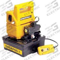 ENERPAC Hydraulic Pump: 10,000 psi Max. Op Pressure, 20 cu in/min Max. Flow Rate, 1/2 hp Max. HP (MPN PUD1101B). Key specifications — attr941810: PUD1101B; attr941814: Advance.