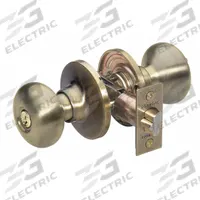 MASTER LOCK Door Lockset: Office Knob Locksets, Brass (MPN BC0105KA). Key specifications — Lockset Style: Biscuit.