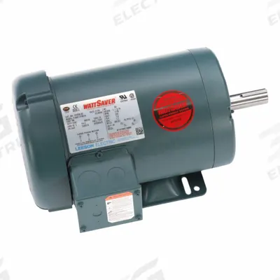 LEESON General Purpose Motor: Rigid Base Mount, Totally Enclosed Fan Cooled, 1 hp - Rigid Base 3-Phase General Purpose AC Motors