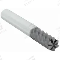 WIDIA HANITA Square End Mill: Carbide, AlTiN Coated, 4 Flute, 3/8" Mill Dia, 1-1/2" LOC, 4" OAL (MPN 4V1510004ST)