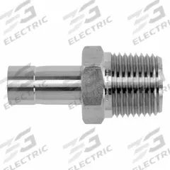 BRENNAN INDUSTRIES Compression Fitting Straight: 1/4 in OD x 1/4 in Pipe Fitting Size (MPN NS2428-04-04-SS). Key specifications — Series: NS2428; Compatible Fitting Brands: Parker CPI; Brand: BRENNAN INDUSTRIES.