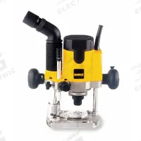 DEWALT Router: Mid-Size, Plunge Base, 2 hp, Variable Speed, 24,000 RPM, 1/4 in_1/2 in Collet (MPN DW621). Key specifications — attr326433: Soft-Start; attr241172: Router; attr217717: 120V AC; attr217680: DEWALT.