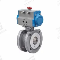 BONOMI Pneumatically Actuated Two-Way Ball Valve: 3 in, Stainless Steel, Flange x Flange, One-Piece (MPN 8P723103-3-C2). Key specifications — Brand: BONOMI; Pilot Solenoid Voltage: 24V DC.
