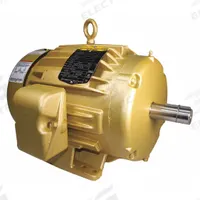 BALDOR General Purpose Motor: Rigid Base Mount, Totally Enclosed Fan Cooled, 3 hp, 208-230/460V AC (MPN EM3660T). Key specifications — Brand: BALDOR; Nameplate Voltage @ 60 Hz: 208-230/460V AC; Full Load Current @ 60 Hz: 7.6/3.8 A; Nameplate RPM @ 60 Hz: 3,460 RPM; Motor Enclosure: TEFC.