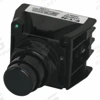 EATON Hazardous Location Push Button: 30 mm, Metallic, Extended Profile, 2NO/2NC (MPN E34EX709B). Key specifications — Manufacturer Part Number: E34EX709B; Product Type: Push Button Operators; Series: E34; Brand: EATON; AC Contact Rating: 10 A @ 600 V; Action: Momentary; DC Contact Rating: 2.5 A @ 250 V; Operator Illumination: Non-Illuminated.