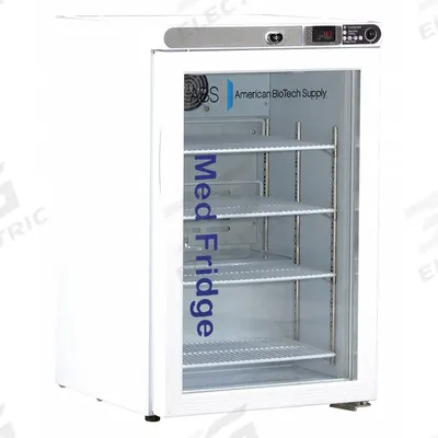 AMERICAN BIOTECH SUPPLY Lab Refrigerator: 2.5 cu ft, Undercounter, 2°C to 7°C - Pharmacy & Vaccine Refrigerators