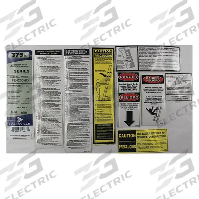LOUISVILLE Label Kit: For 29NH76/29NH77/29NH88/33J730/36Y422 - Material Handling Parts