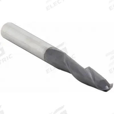 CLEVELAND Ball End Mill: Carbide, TiAlN Coated, 2 Flute, 3/8" Mill Dia, 1-1/2" LOC - General Purpose Carbide Ball End Mills