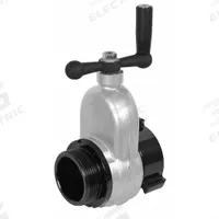 MOON AMERICAN Hose Gate Valve: Aluminum, 2 1/2 in Pipe Size, 2 1/2 in Female NST, 2 1/2 in Male NST (MPN 734-2524). Key specifications — Stem Material: Aluminum; Brand: MOON AMERICAN.