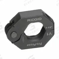 RIDGID Press Tool Jaw: For Std Tool Types, For 1/2 in to 1-1/4 in Pipe, Copper/Stainless Steel (MPN 28033). Key specifications — attr531220: Actuator; attr531206: Viega ProPress; attr531207: Stainless Steel; attr531202: 28033; attr531208: 1/2 in to 1-1/4 in; attr531205: RIDGID.