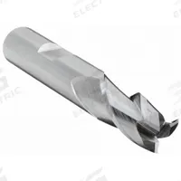 CLEVELAND Square End Mill: High Speed Steel, 3 Flute, 3/8" Mill Dia, 3/4" LOC, 2-1/2" OAL (MPN C39646)
