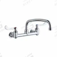 ELKAY Handle-Operated Faucet: Elkay®, Brass, Centerset, Wall, 2 Mounting Holes, 1.5 gpm Flow Rate (MPN LK940AT12T4H). Key specifications — Series: Elkay®; Brand: ELKAY.