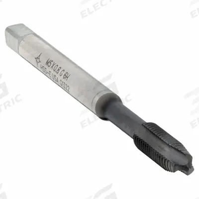 CLEVELAND Spiral Point Tap: M5x0.8 Metric, 6H, 3 Flute, Plug Chamfer - Spiral-Point Taps for Steel & Stainless Steel