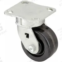 APPROVED VENDOR Plate Caster: Corrosion-Resistant, Swivel, Phenolic, 3 in Wheel Dia, 2 in Wheel Wd (MPN P25S-PH033R-14). Key specifications — Wheel/Tread Color: Black; Brand: APPROVED VENDOR; Roll Up: Swivel.