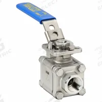 APPROVED VENDOR Manual Two-Way Ball Valve: 1/2 in, CF8M Stainless Steel, Straight Valve Body, PTFE (MPN G-S3P2K-50). Key specifications — Brand: APPROVED VENDOR; Handle: Locking Lever.