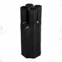 ELECTRIDUCT Heat Shrink Breakout Boots: 10 Pk, 2.16 in I.D. Before Shrinking, 5.9 in Lg, Black (MPN HSB-4-2.0-10PK). Key specifications — Brand: ELECTRIDUCT; Color: Black; _Pack Size: 10.