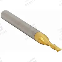 APPROVED VENDOR Square End Mill: Carbide, TiN Coated, 2 Flute, 1/16" Mill Dia, 1/4" LOC, 1-1/2" OAL (MPN 204-001021)