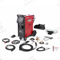 LINCOLN ELECTRIC Multiprocess Welder: Power MIG 360MP, DC, MIG/Stick/TIG Pack (MPN K4778-1). Key specifications — Maximum Amperage (Stick): 360 A; Maximum Amperage (TIG): 360 A; Input Voltage (Nominal) (Merch - Table Column, Filters): 208V.