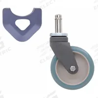 METRO Swivel Stem Caster: 5 in Caster Wheel Dia, Swivel, Polyurethane, 6 3/8 in Caster Mounting Ht (MPN 5PCXM). Key specifications — Caster Wheel/Configuration: Swivel; Caster Frame Material: Polymer; Brand: METRO; Caster Wheel/Tread Material: Polyurethane; Caster Wheel Type: Tread on Core.
