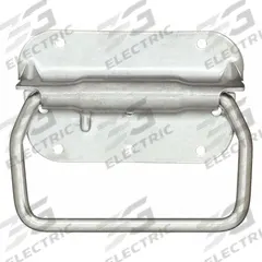 MONROE PMP Folding Pull Handle: Unthreaded Holes, Stainless Steel, Silver, #10 Screw Size, 0.31 in (MPN PH-0290). Key specifications — Brand: MONROE PMP; Projection Type: Non-Recessed; Material: Stainless Steel; Finish: Dull; Color: Silver; Folding Type: Folding; Mounting Type: Unthreaded Holes; Screw Size: #10.